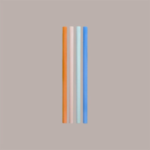 100 Pz Cannucce Dritte Lunghe in Carta Colori Assortiti Imbustate Singolarmente Foro 8mm H 200mm [ce2518fd]