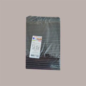 500 Pz Cannucce Dritte Riutilizzabili Corte in Plastica Nero Coprente Foro 6,8mm H 156mm