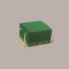 Scatola Segreto Porta Panettone Grafica Green Forest con Cordini 245x245H150 mm 5 Pezzi [bd68fe8d]