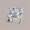 Scatola Carta Bianca Vintage Asporto PIZZA 33x33H3 cm 25 pezzi [2223f97e]