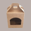 Scatola Astuccio Porta 1 Vasetto Salse Creme in Cartoncino Avana 90x90H100 mm 20 pezzi [cc7e8814]
