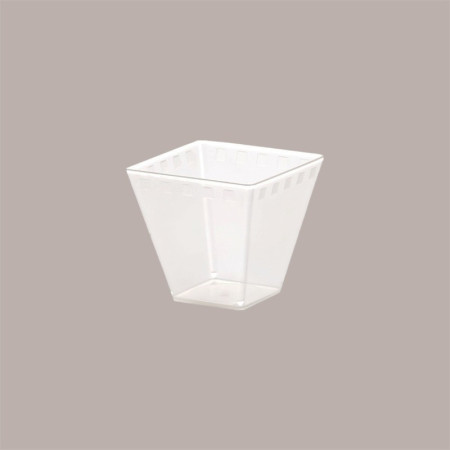 50 Pz Monoporzione Bicchiere Era Trasparente Bio Compost 120cc [61f97928]