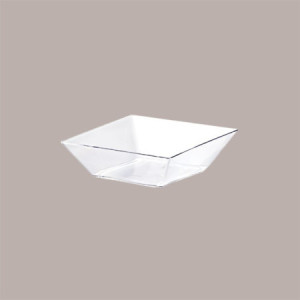 Mini Vassoio Vanity PS Trasparente, 70cc, 50 pezzi, Finger Food Monoporzione, Design Elegante e Raffinato [2f772dfe]