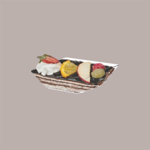 Mini Vassoio Vanity PS Trasparente, 70cc, 50 pezzi, Finger Food Monoporzione, Design Elegante e Raffinato