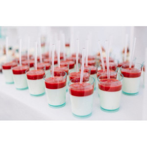25 Pz Monoporzione Bamboo Mini Dessert 60cc Compostabile [62ae3648]