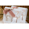 Cordino in Ecopelle Finta Pelle Cioccolato e Oro per Confezioni Regalo 3 mmx50 mt 2 Pezzi [16b91702]