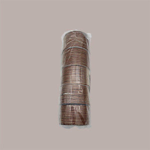 Cordino in Ecopelle Finta Pelle Cioccolato e Oro per Confezioni Regalo 3 mmx50 mt 2 Pezzi [a4f49118]