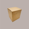 Scatola per Confezioni Regalo Porta Pandoro in Carta Avana Segreto 22x22H23 cm 5 pezzi [a853b129]
