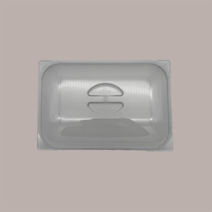 Coperchio Trasparente in Policarbonato a Cupola per Vaschetta Gelato 36x25 H7 cm [d1c22ad6]