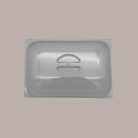 Coperchio Trasparente in Policarbonato a Cupola per Vaschetta Gelato 36x25 H7 cm [d1c22ad6]