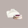 Scatola Porta Torta Dolci in Fibra Bianca 44x33x7 cm 5 pezzi [9cc0bb83]