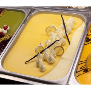 Loveria Crema Spalmabile al Gusto di Limone Crunchy con Granella di Limone Leagel 5 Kg