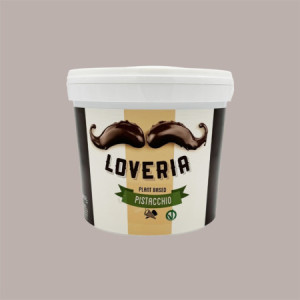 Crema Spalmabile Loveria Base Vegetale Gusto Pistacchio Ideale per Gelato Yogurt Leagel 5,5 Kg [0e54317c]