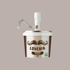 Loveria Crema Spalmabile Gusto Cioccolato Fondente Leagel 5,5 Kg Vegan Ok [de5eda74]