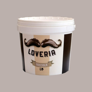 Crema Spalmabile Loveria Gusto Nocciola Ideale per Gelato Yogurt Leagel 5,5 Kg [24ab9d98]