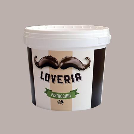 Crema Spalmabile Loveria Gusto Pistacchio Ideale per Gelato Yogurt Leagel 5,5 Kg [93b65c9c]