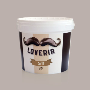 Loveria Crema Spalmabile al Gusto Caffè ideale per Gelato Yogurt Dolci Leagel 5,5 Kg