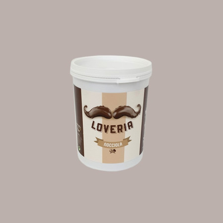 Crema Spalmabile Loveria Gusto Nocciola Ideale per Gelato Yogurt Leagel 1,2 Kg [6658a903]