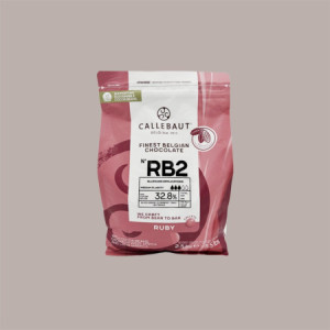 Cioccolato di Copertura Rosa Naturale RUBY RB2 in Bottoni Callebaut 2,5 Kg [98247944]