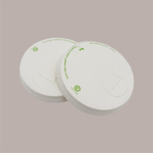 100 Pz Coperchio Beccuccio Bianco 80mm Bicchieri  8oz 250cc [f7d1481a]