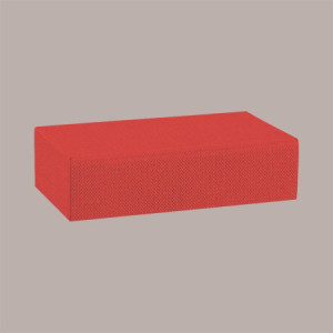 Cantinetta Stesa Porta 2 Bottiglie Lino Rosso 340x180x90 mm 10 Pezzi [03fcfa6d]