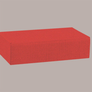 Cantinetta Stesa Porta 2 Bottiglie Lino Rosso 340x180x90 mm 10 Pezzi [a778549b]
