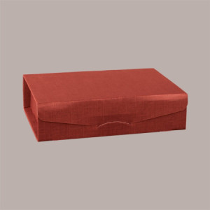 Scatola Gift Lusso Porta 3 Bottiglie Seta Bordeaux 340x270x90 mm 10 Pezzi [4bbf498d]