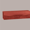 Scatola Gift Lusso Porta 1 Bottiglia Seta Bordeaux 340x90x90 mm 10 Pezzi [ac71a286]