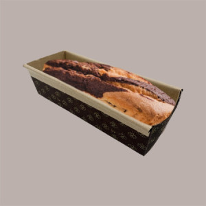 Stampo Forme Cottura Carta Forno Usa e Getta per Plumcake 700gr Usa e Getta 230x80 H6 mm 10 pezzi