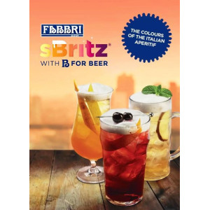 Starter Set sBritz Fabbri 6 Sciroppi 1 L per sBritz, l'alternativa allo Spritz
