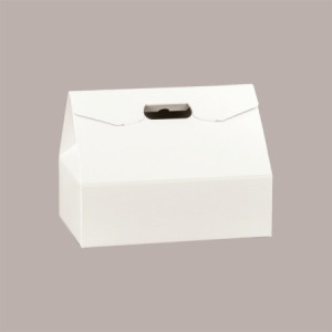 Scatola Baulotto Porta Colomba Carta Fibra Bianca 750 gr/1 kg 335x235 H250 mm 10 pezzi [5c186ff5]
