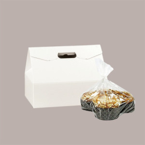 Scatola Baulotto Porta Colomba Carta Fibra Bianca 750 gr/1 kg 335x235 H250 mm 10 pezzi