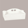 Scatola Porta Paste Carta Fibra Bianca 150x120 H60 mm 10 Pezzi [c706d5f3]