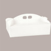 Scatola Porta Paste Carta Fibra Bianca 210x150 H60 mm 10 Pezzi [2e918ffb]