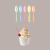 Cucchiaino Riutilizzabile Multicolor 13 cm Ideale per Dolci e Dessert 500 pezzi [63f49c1c]