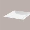 Piatto Spigolo Riutilizzabile PS Polistirene Bianco 23x23 cm 25 Pezzi [83b241f0]