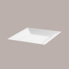 Piatto Spigolo Riutilizzabile PS Polistirene Bianco 27x27 cm 25 Pezzi [6a251bf8]
