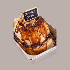 Crumble Granella al Gusto di Cacao Ideale per Dolci Yogurt Gelato Gluten Free 1 Kg