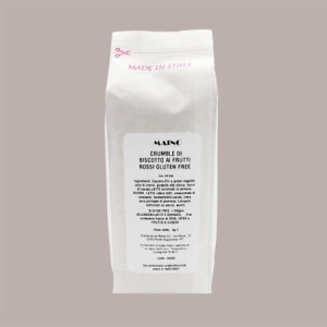 Crumble Granella al Gusto di Frutti Rossi Ideale per Dolci Yogurt Gelato Gluten Free 1 Kg [e18fafdb]