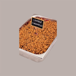 Crumble Granella al Gusto di Caramello Salato Ideale per Dolci Yogurt Gelato Gluten Free 1 Kg