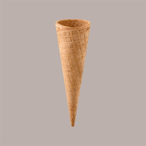 Cono Arrotolato Cialda per Gelato Senza Glutine con Farina di Riso Dm42H160mm Italcialde 270 pezzi [a86a33a4]