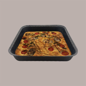 Stampo Forma Cottura in Carta Forno 175x175x H 32,5 mm 10 Pz