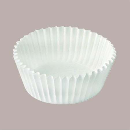 Pirottini in Carta Svedese Bianca Rotondo Nr 9A per Pasticceria Fredda 2000 Pz [43a59602]