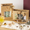 Shopper Busta Carta Kraft Lusso Avana Ideale come Portabottiglie 250/500 ml Birra 22,5+15x26 cm 10 pezzi [4c377fde]