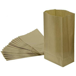 Sacco Carta Marrone 50 Litri Raccolta Differenziata 40+16 H 80 cm 30 Pezzi [53d12489]