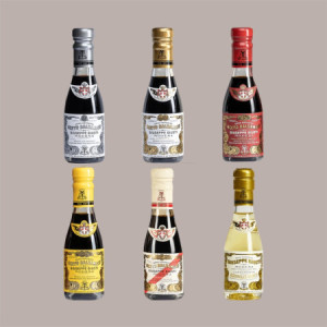 Cofanetto Regalo Set 6 Bottiglie Aceto Balsamico Giusti 100 ml
