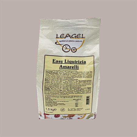 Easy Liquirizia Amarelli Preparato in Polvere per Gelati e Prodotti Dolciari alla Liquirizia Leagel 1,5 Kg [da6a26c3]