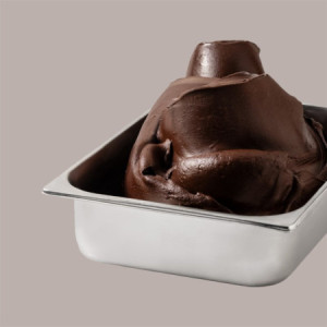 Preparato in Polvere Santo Domingo con gocce per Gelato al Cioccolato LEAGEL 1,6 Kg