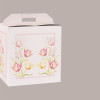 Scatola Confezione Regalo Porta Dolce e Porta Colomba Grafica con Tulipani 330x250x350 mm 10 Pezzi [5803fed7]