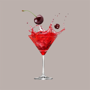 Ciliegie Rosse con Gambo allo Sciroppo per Cocktail e Dessert Toschi 410 gr